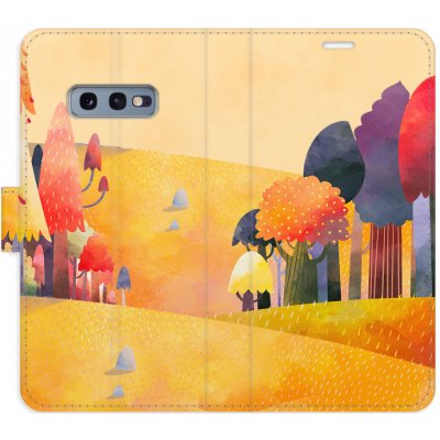 Pouzdro iSaprio Flip s kapsičkami na karty - Autumn Forest Samsung Galaxy S10e – Zboží Mobilmania