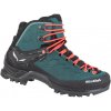 Dámské trekové boty Salewa Ws Mountain Trainer Mid GTX black magnet/viridian green černá