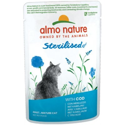 Almo Nature Sterilised treska 70 g – Hledejceny.cz