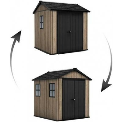 Keter Apex 7,5 x 7 Ashwood, s podlahou, 612046 – Hledejceny.cz