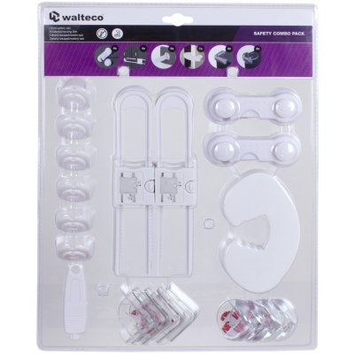 Walteco Sada dětských bezpečnostních pojistek 24ks – Zboží Dáma