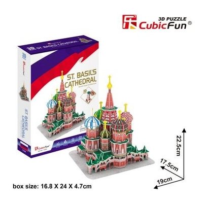 CubicFun 3D puzzle Katedrála Vasila Blaženého 46 ks – Zbozi.Blesk.cz