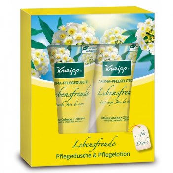 Kneipp Radost ze života sprchový gel 200 ml + tělové mléko 200 ml dárková sada