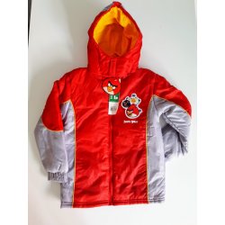 Disney zimní bunda Angry Birds červená
