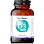 Viridian Vitamin D3 1000iu 90 kapslí – Hledejceny.cz