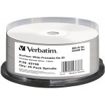 Verbatim BD-R SL 25GB 6x, printable, cakebox, 25ks (43738) – Zboží Živě