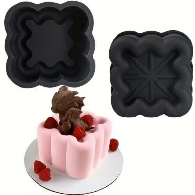 Dortisimo Silikonová forma na pečení/na mražené dezerty Čtverec 11,5 cm – Sleviste.cz