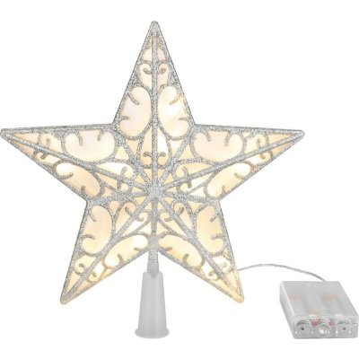 Hviezda MagicHome Vianoce plast 10xLED teplá biela 25 cm 2xAA – Hledejceny.cz