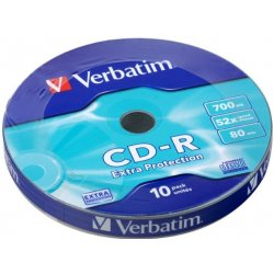 8 cm DVD médium Verbatim CD-R 700MB 52x, bulk box, 10ks (43725)