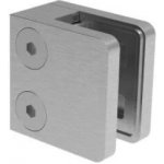 Hahn Steel Držák skla 30x30mm pro rovnou plochu, model 29 - nerez AISI 304, broušený – Zboží Mobilmania