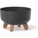 Prosperplast Květináč GRACIA LOW 23,5 cm antracit – Hledejceny.cz