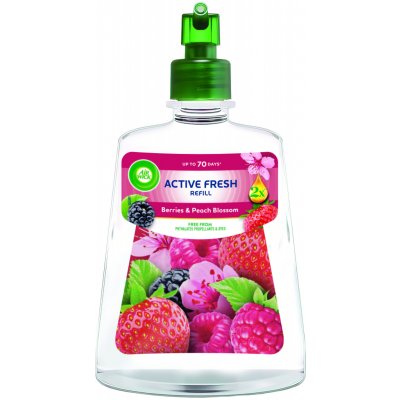 Air Wick Active Fresh Lesní plody a broskvový květ NN 228 ml – Zboží Dáma