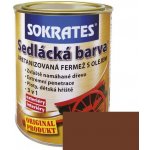 Sokrates Sedlácká barva 0,7 l hnědá polomat – Zboží Mobilmania