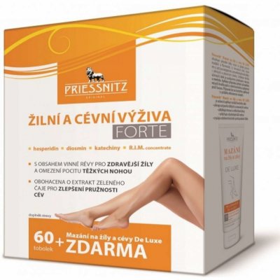 Priessnitz Žilní a cévní výživa Forte 60 tobolek – Hledejceny.cz