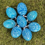 Ručně malované velikonoční vejce na zavěšení, 1ks – Sleviste.cz