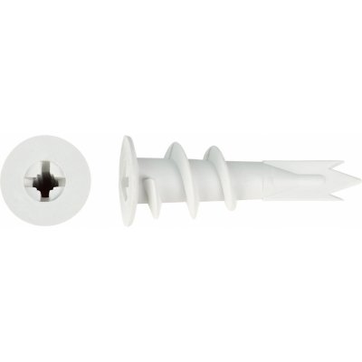 LUX Plastové hmoždinky do sádrokartonu 14 mm x 32 mm, 10 ks – Zboží Mobilmania