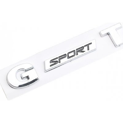 Samolepka 3D logo GT SPORT - black – Zbozi.Blesk.cz