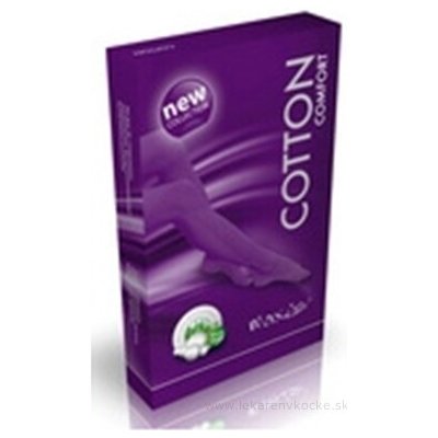Maxis COMFORT COTTON LÝTKOVÉ PUNČUCHY normální bez špice bronz – Zboží Mobilmania