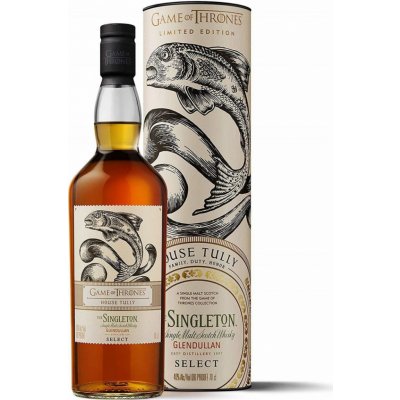 Singleton Glendullan Select Game of Thrones House Tully 40% 0,7 l (tuba) – Hledejceny.cz