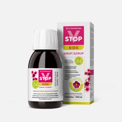 Fytofontana V-STOP Kids 6m+ limetka sirup 100 ml – Hledejceny.cz