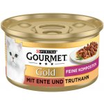 Gourmet Gold Feine Komposition kachna a krocaní maso 48 x 85 g – Sleviste.cz