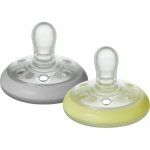 Tommee Tippee šidítko C2N silikon Natural Night 2ks 433484TT – Zboží Mobilmania