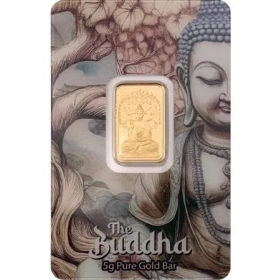 PAMP Zlatý slitek šťastný Budha 5 g – Sleviste.cz