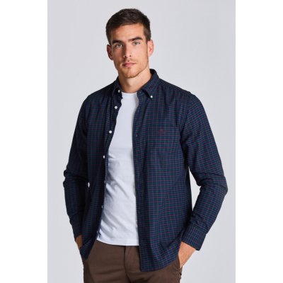 Gant D1. reg Gingham twill shirt zelená – Zboží Mobilmania