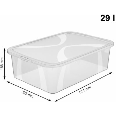 Rotho Úložný plastový box Lona 29 l – Zboží Mobilmania