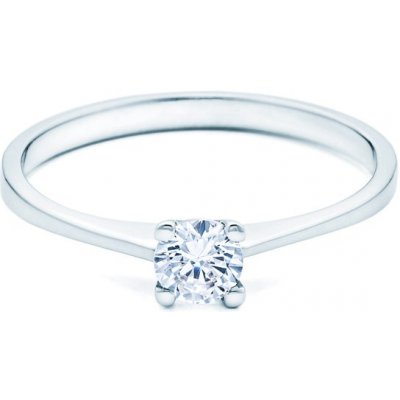 Savicki zásnubní prsten bílé zlato diamant R14 2 – Zboží Mobilmania