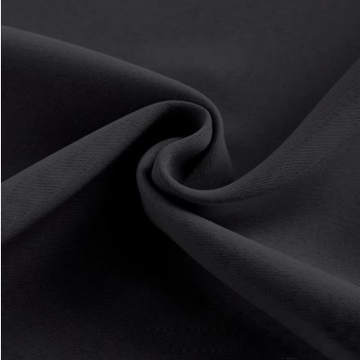 Zatemňovací závěs se zavěšením pencil pleat - Černý, 200 x 200 cm – Zboží Mobilmania