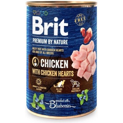 Brit Premium by Nature Dog Chicken With Chicken Hearts 400 g