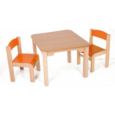 Hajdalánek stolek Maty + židličky Luca oranžová oranžová od 3 990 Kč -  Heureka.cz