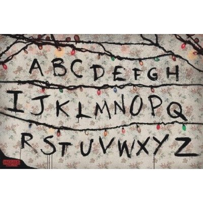 Pyramid International Plakát Stranger Things - R, U, N světýlka – Sleviste.cz