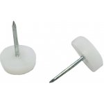 ZTS Plastový kluzák s hřebem, 25mm-bílý F0103.60W1P – Hledejceny.cz