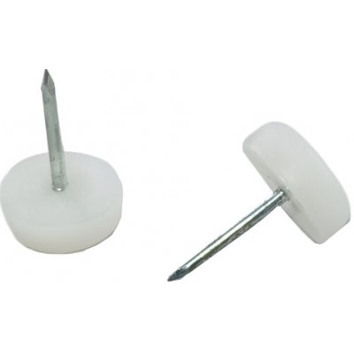 ZTS Plastový kluzák s hřebem, 25mm-bílý F0103.60W1P – Hledejceny.cz