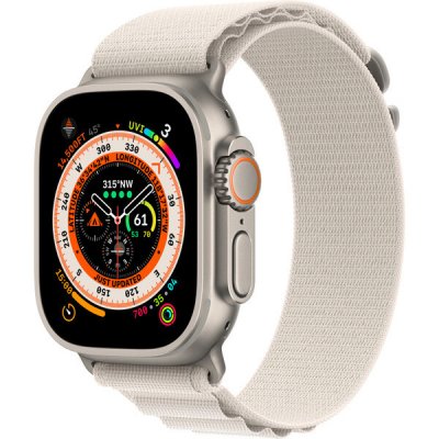 Apple Watch 49mm hvězdně bílý alpský tah - M MQE63ZM/A – Zboží Živě