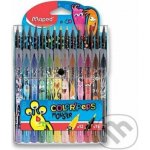 MAPED Fixy Color'Peps Monster 12ks + 15ks pastelek – Zboží Dáma