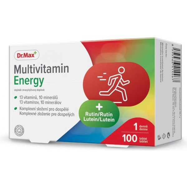 Doplněk stravy Dr.Max Multivitamin Energy 100 tablet