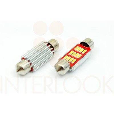 Interlook LED C5W 12 SMD 4014 CAN BUS 36mm – Zboží Mobilmania