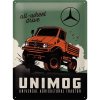 Obraz Postershop Plechová cedule: Daimler Truck Unimog - 40x30 cm