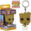 Přívěsek na klíče Funko POP! Guardians of the Galaxy Pocket Vinyl Keychain Dancing Groot