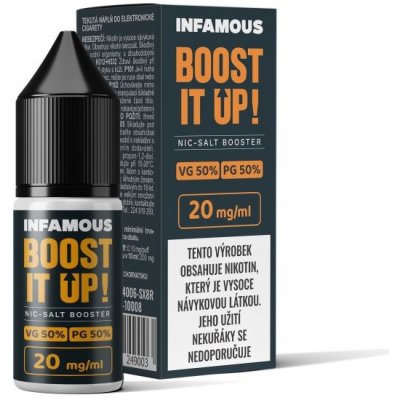 Infamous Liqonic NicSalt MTL booster 50/50 20 mg 10 ml – Zboží Dáma Infamous Liqonic NicSalt MTL booster 50/50 20 mg 10 ml – Zboží Dáma