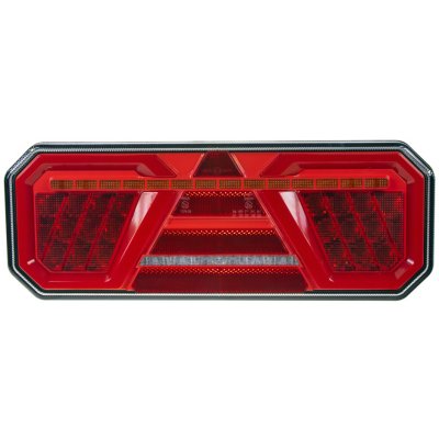 Sdružená LED lampa levá zadní s dynamickými blinkry 12/24V – Hledejceny.cz