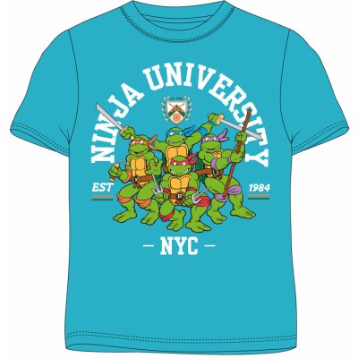 Želvy Ninja licence chlapecké tričko 5202061 tyrkysová – Zboží Dáma