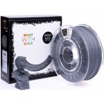 Print With Smile PLA – Grey 1,75 mm; 1 kg – Zboží Živě