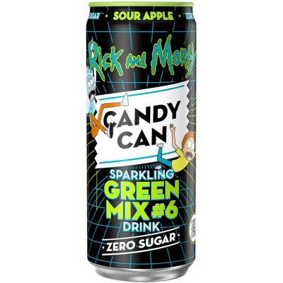 Candy Can sycená limonáda bez cukru s příchutí jablka 330 ml – Zboží Dáma