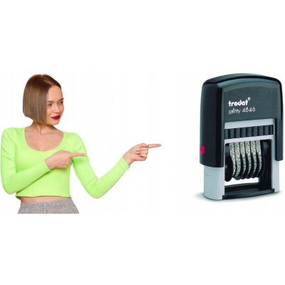 Trodat Ruční číslovač5-6 číslic 4 mm – Zboží Dáma