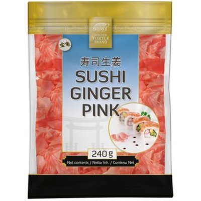 Golden Turtle Nákladaný sushi zázvor růžový 240 g – Zboží Dáma