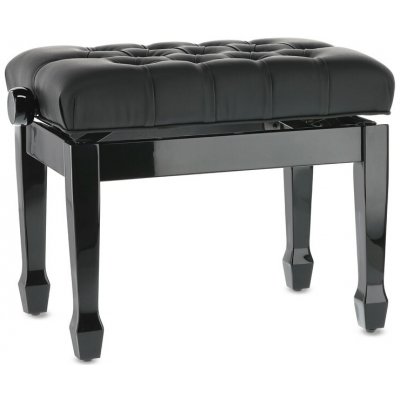 Gewa Piano stolička Deluxe XL 130.310 Černý Lesk – Zbozi.Blesk.cz